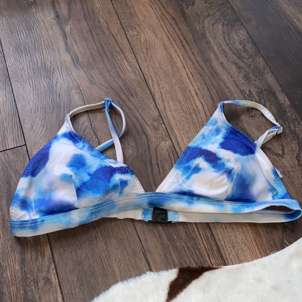 Blue Ty dye bikini set